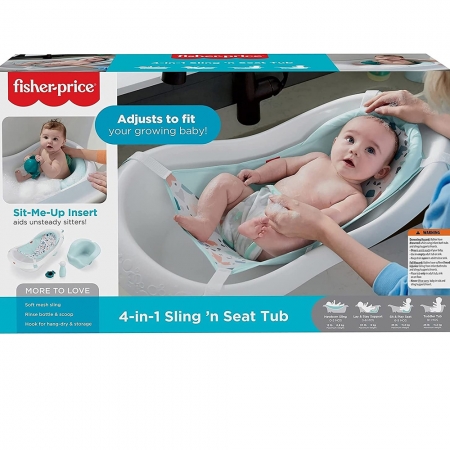 Banheira Deluxe 4em1 Fisher Price