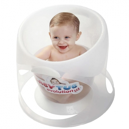 Banheira Ofurô Evolution 0-8meses Transparente Baby Tub