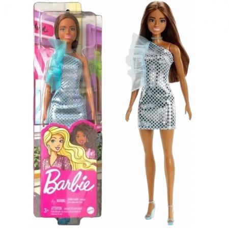 Boneca Barbie Glitter Negra Mattel