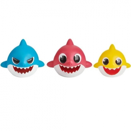 Brinquedo de Banho Baby Shark Pack 3und Sunny