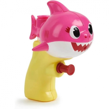 Brinquedo de Banho Lança Água Baby Shark Rosa Sunny