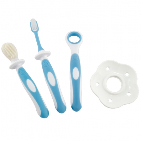 Kit Higiene Oral Azul Comtac Kids