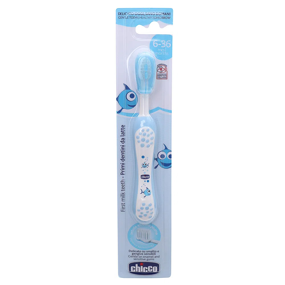 Escova de Dentes Azul +6meses Chicco