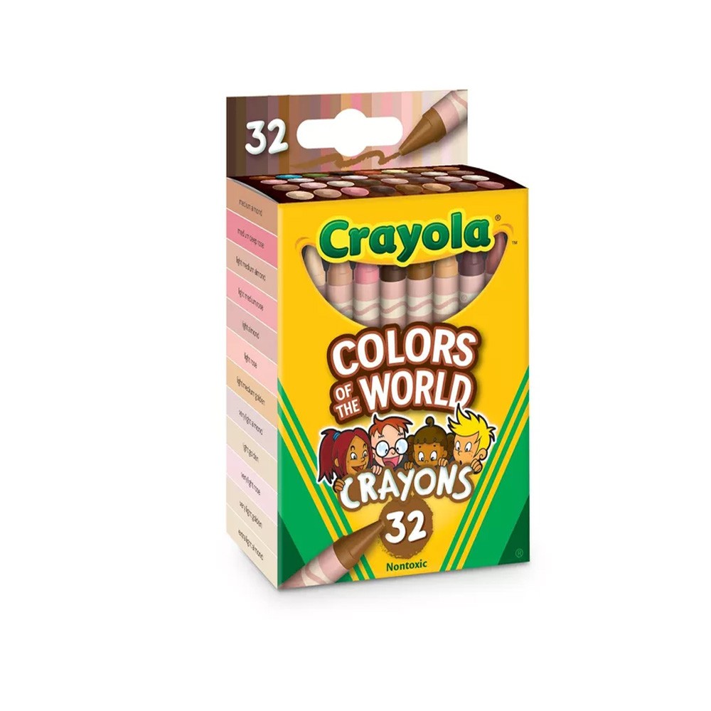 Giz de Cera Colors of The World 32 Cores Crayola