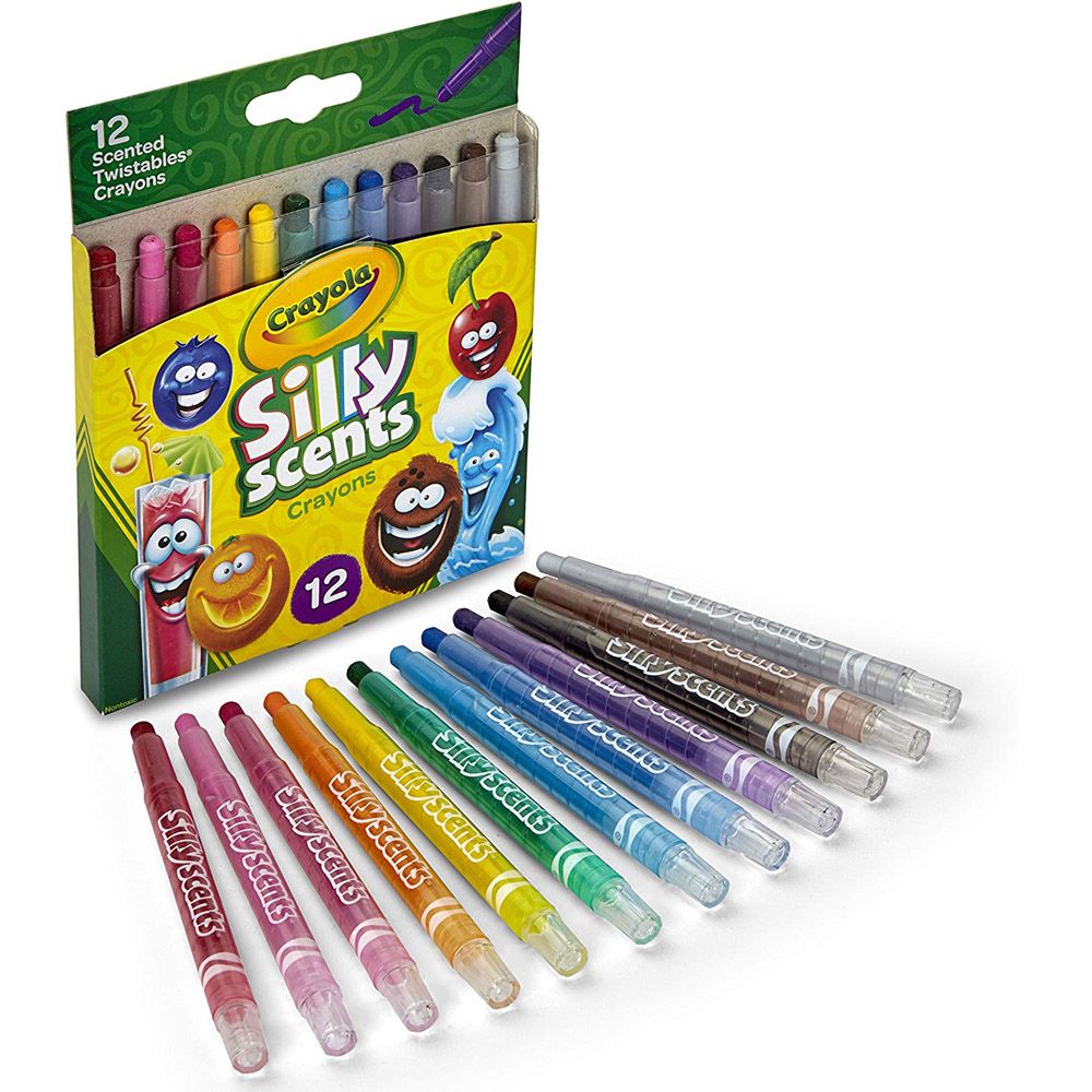 Giz de Cera Twistables Silly Scents 12 Cores Crayola