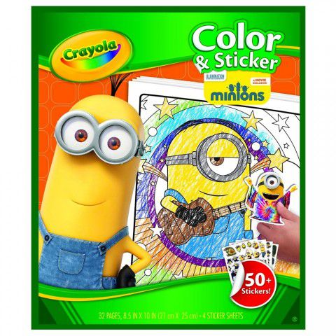 Livro de Colorir Minions Crayola