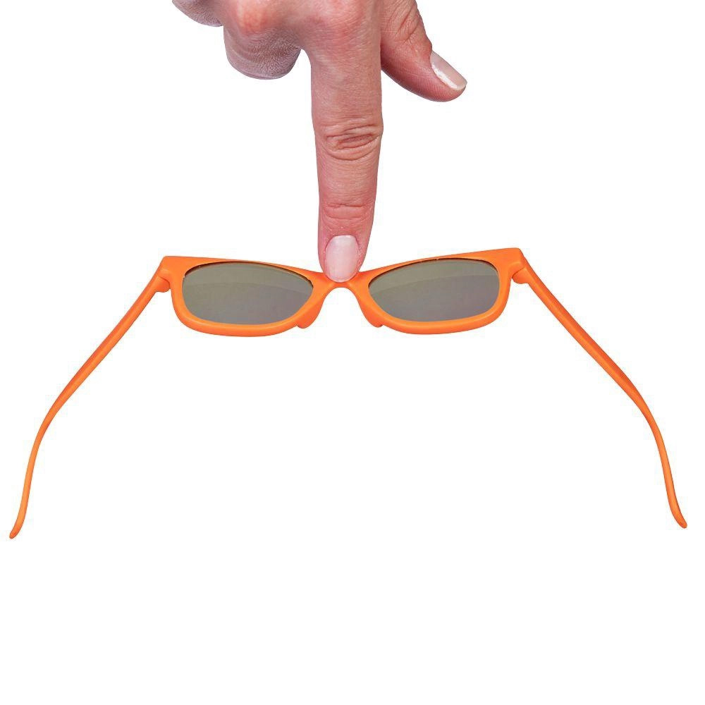 Óculos de Sol Armação Flexível 3-36meses Laranja Buba