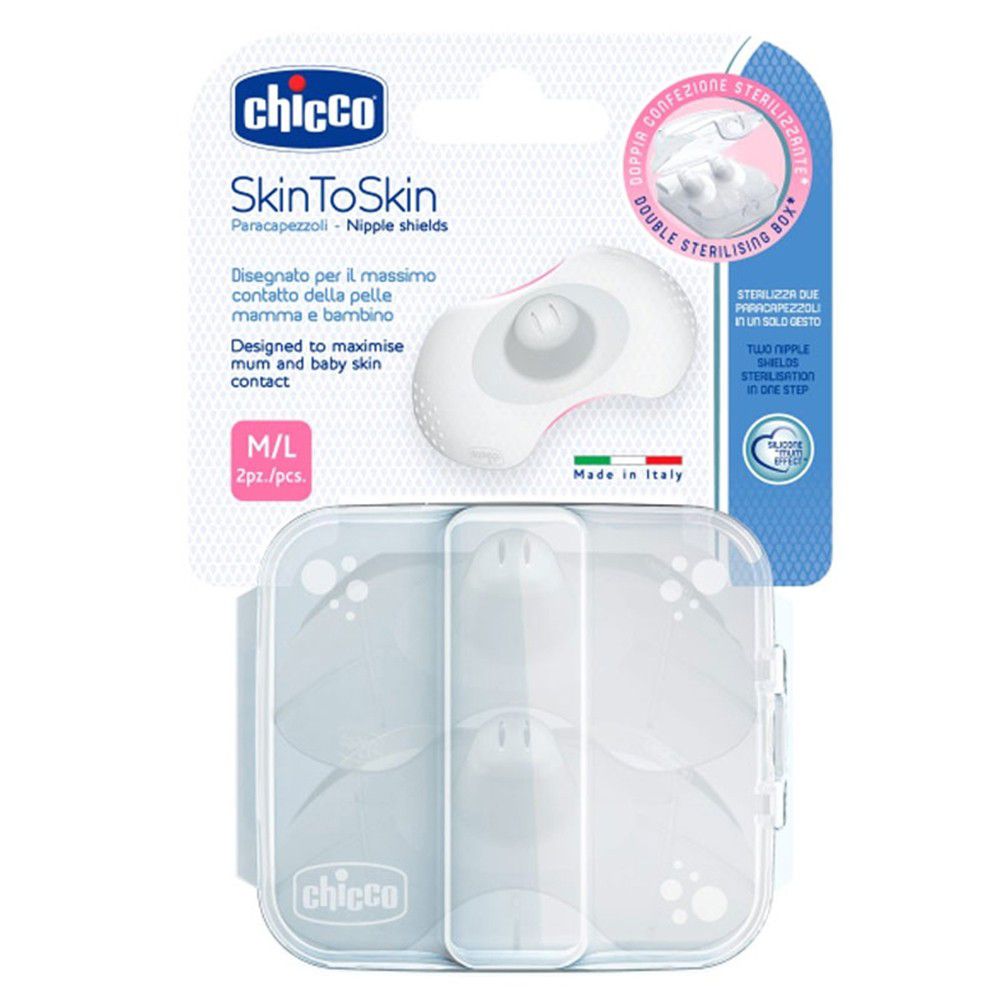 Protetor Para Seios Silicone Skintockin c/2 M/L Chicco