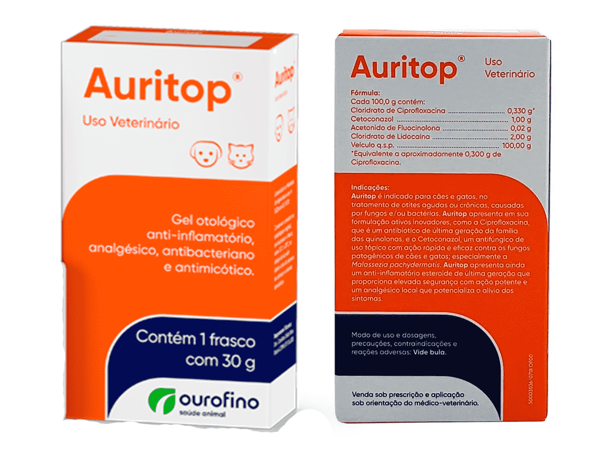 Auritop Gel Otológico Ourofino 30g