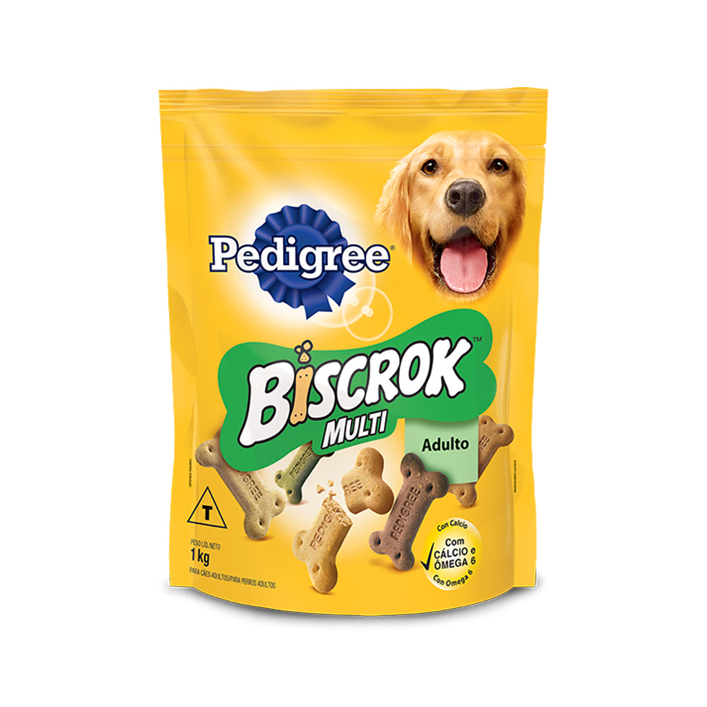 Biscrok Para Cães Multi Pedigree 1kg