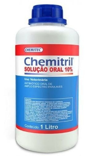 Chemitril Solução Oral 10% Enrofloxacino 1 Litro