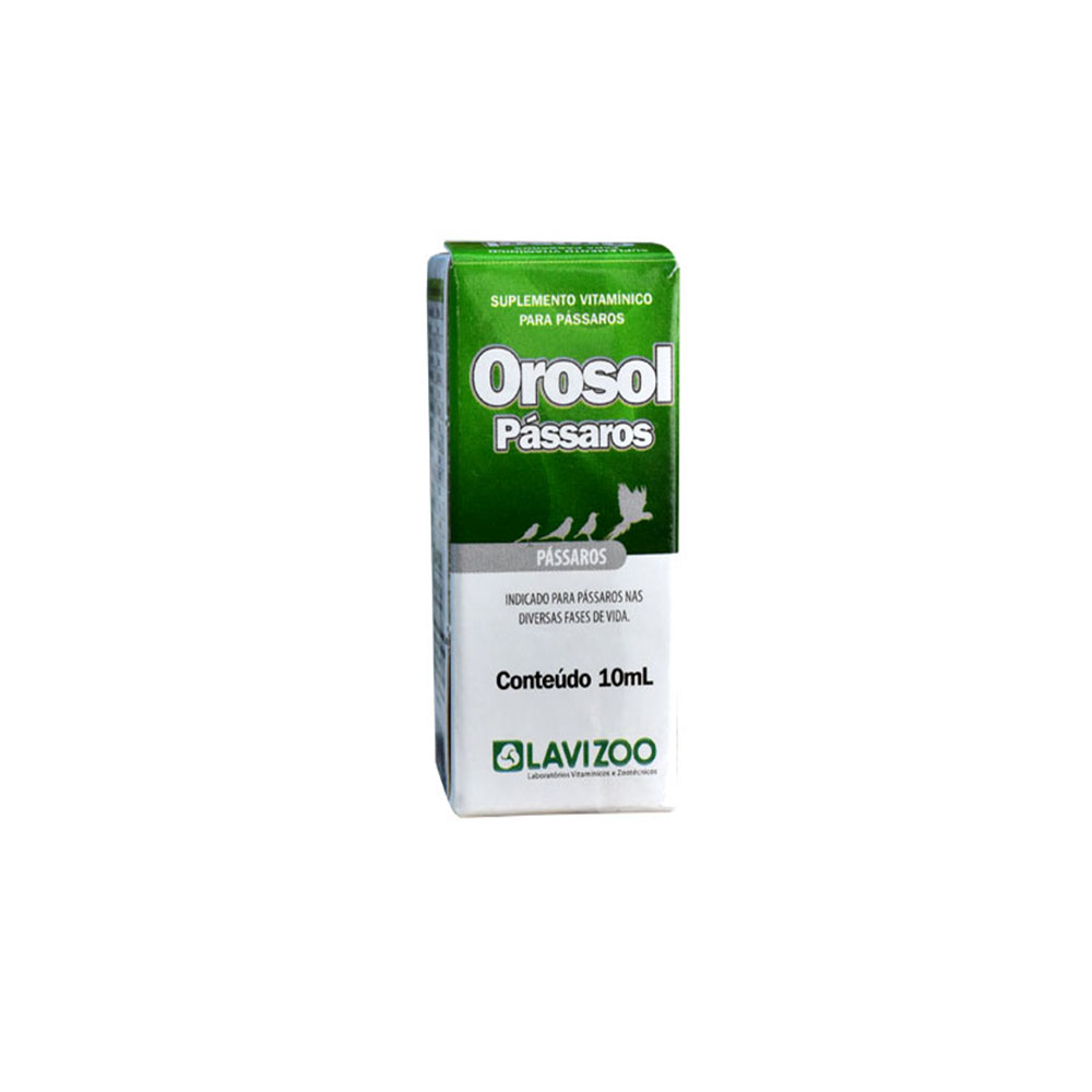 Complexo Vitamínico Orosol Passaros 10 ml