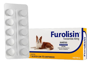 Furolisin 40mg para Cães com 10 Comprimidos