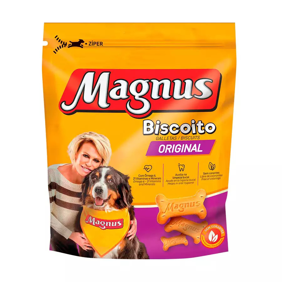 Petisco Magnus Original Biscoito Para Cães 400g