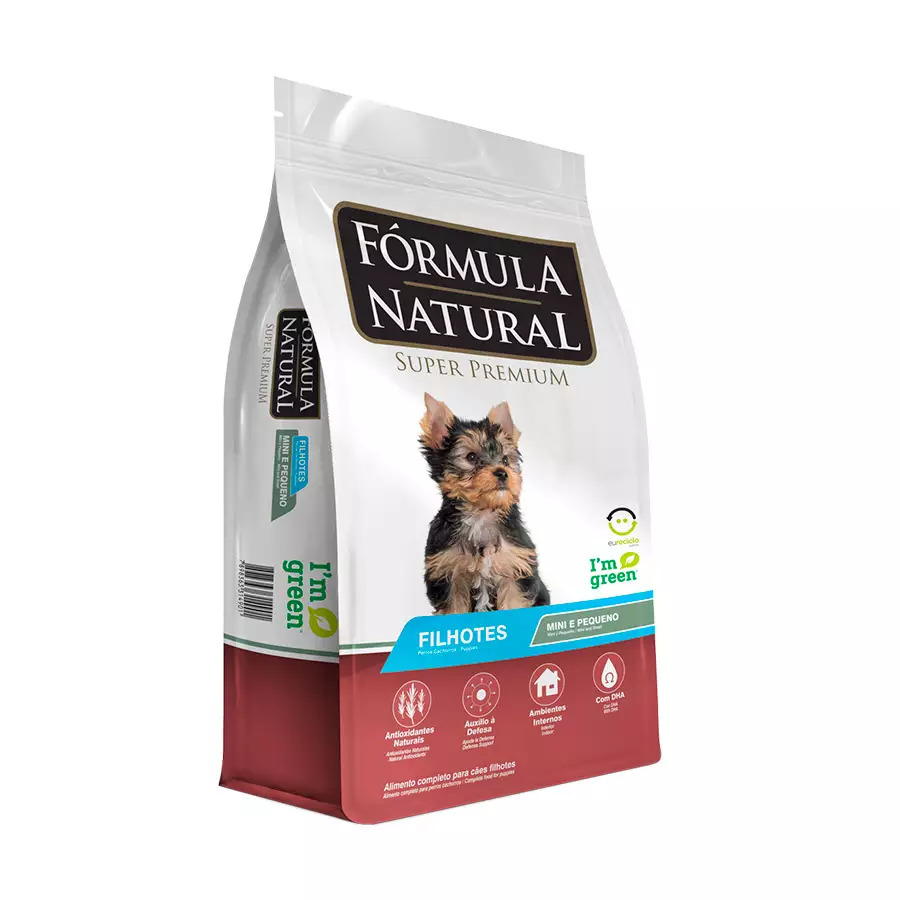 Ração Fórmula Natural para Cães Filhotes Raças Mini e Pequeno 15kg