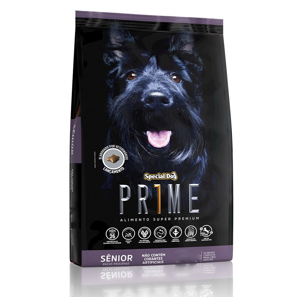 Ração Special Dog Prime Sênior para Cães Adultos de Raças Pequenas 3kg