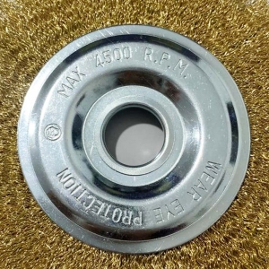 Escova De Aço Circular Esmerilhadeira 6 Pol 150mm Ondulada