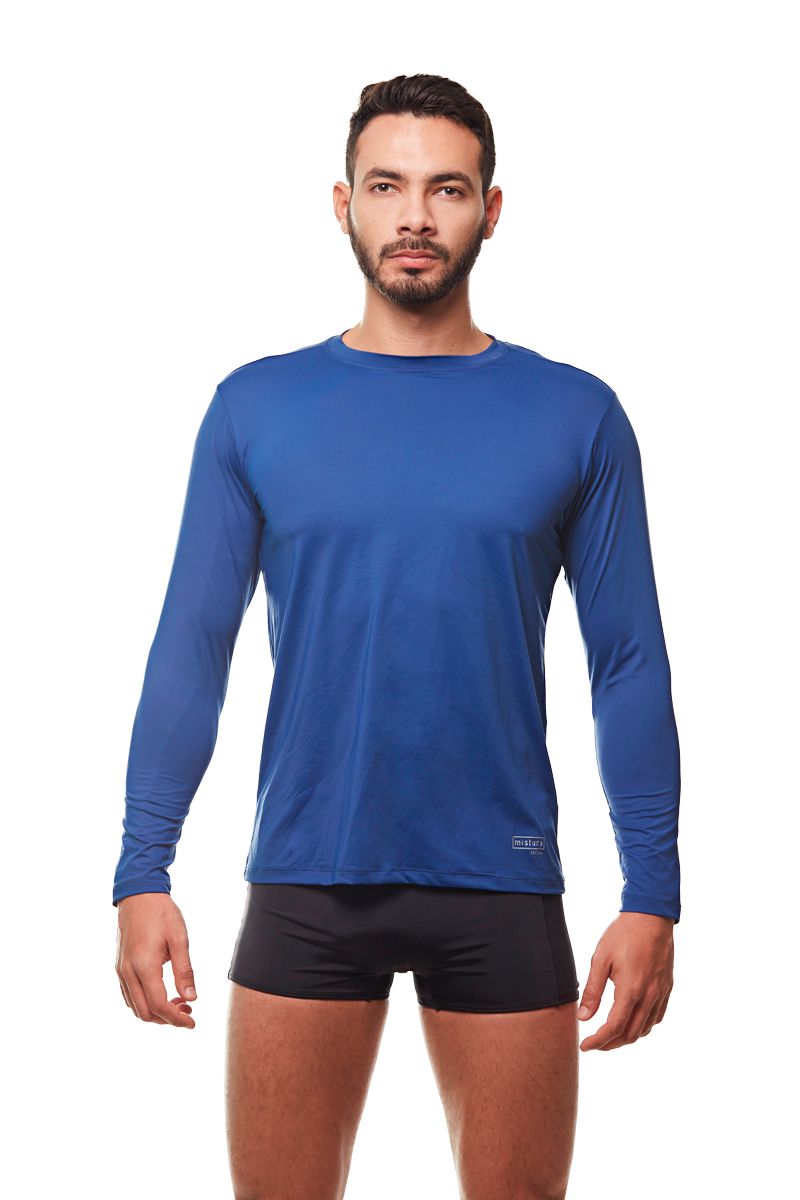 Camisa de proteção UV Azul Marinho