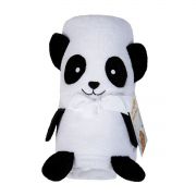 Manta para Bebe Bichinho Bordado Panda Lepper