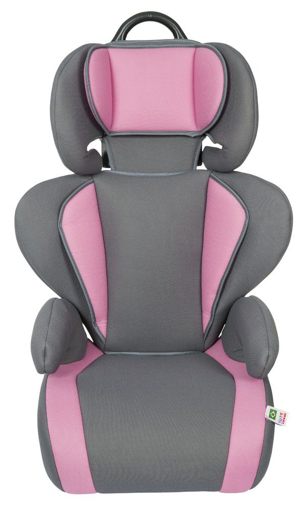 Cadeirinha Carro Safety & Comfort Cinza Rosa Tutti Baby 