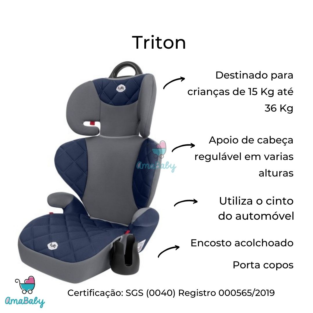 Cadeira Triton Azul Tutti Baby