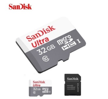 Cartão de Memória 32GB SanDisk Ultra MicroSDHC C10 UHS-I 100MB/s