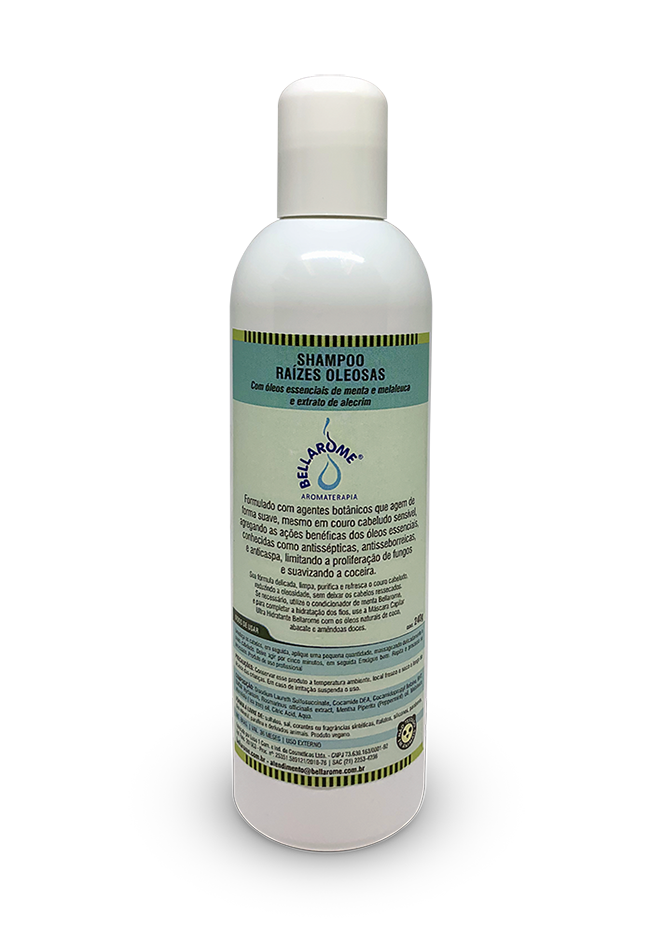 Shampoo Raízes Oleosas - 240ml  - Bellarome Aromaterapia