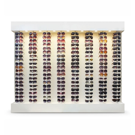 ME032P - Expositor De Parede Para 152 Óculos Personalizado