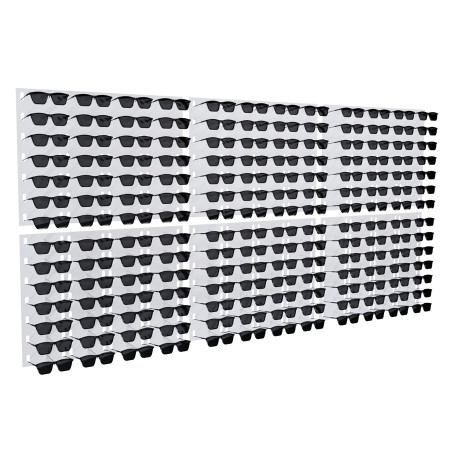 ME217 - Expositor De Parede Para 168 Óculos