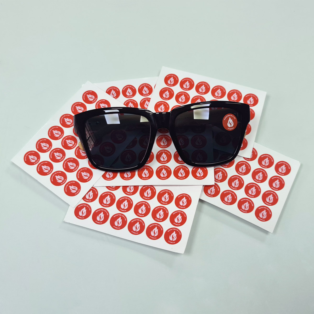 5000 Etiquetas Eletrostáticas Para Lente De Óculos Personalizada