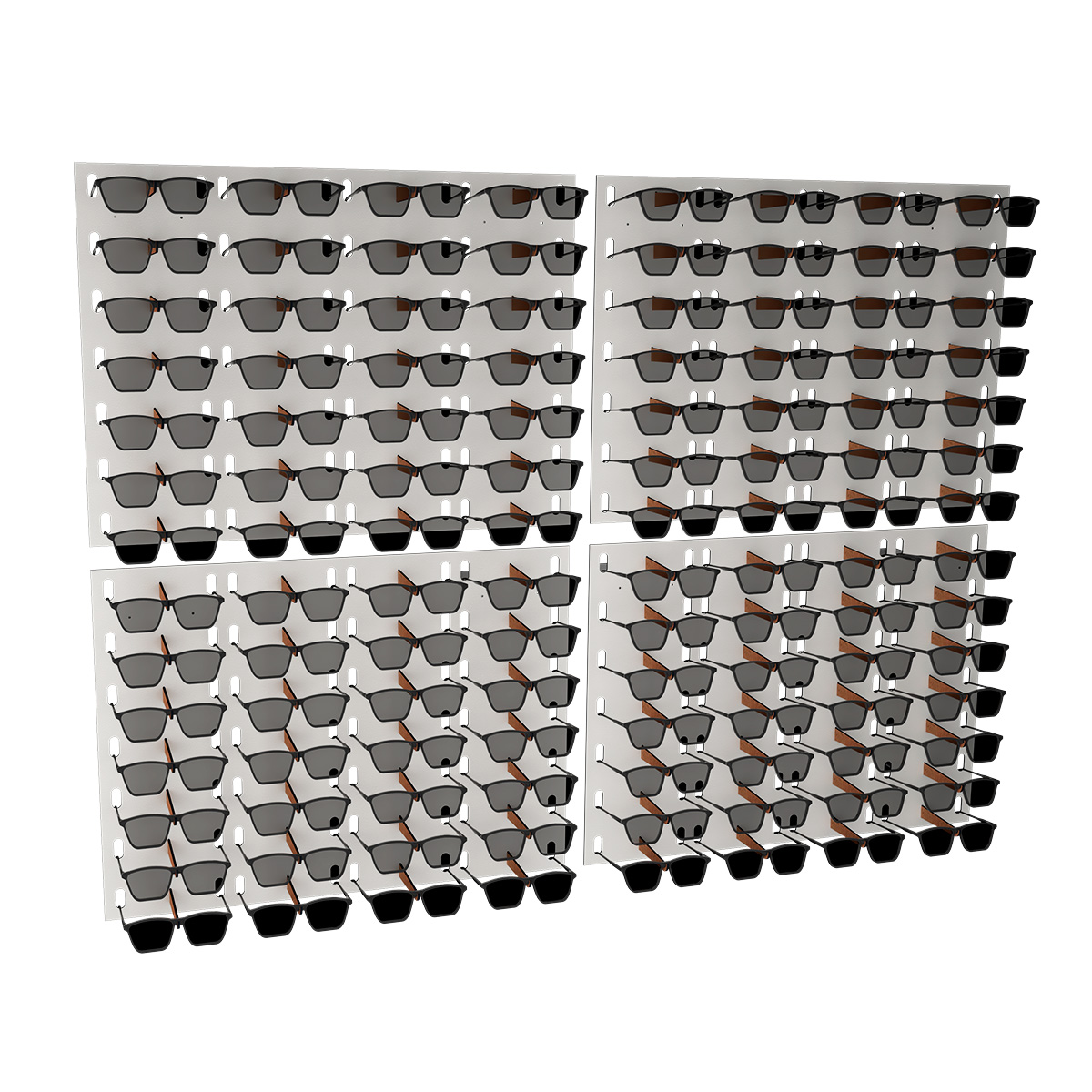 ME285 - Expositor De Parede Para 112 Óculos
