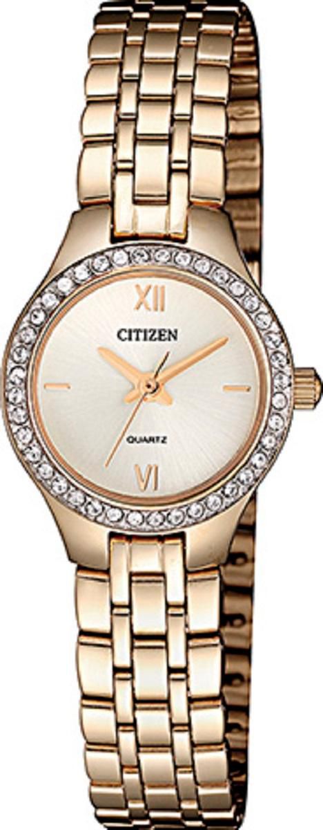 Relógio Feminino Citizen TZ28539O 22mm Aço Rose