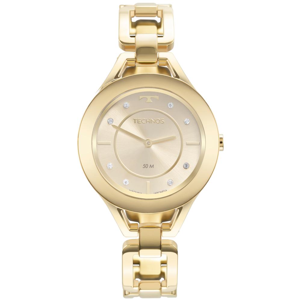Relógio Feminino Technos Elegance Elos GL20HM/1X 37mm Aço Dourado