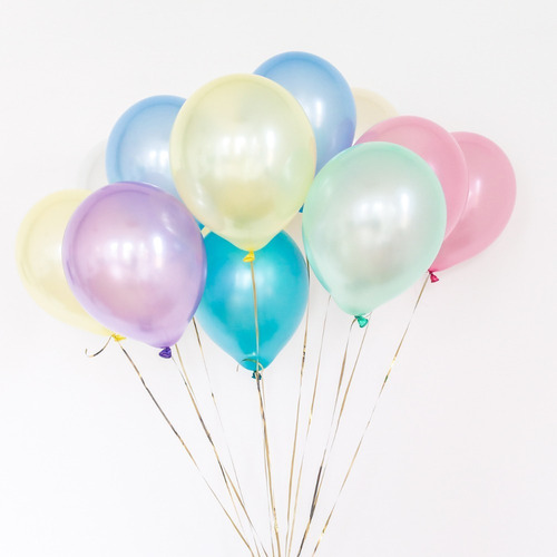 Balão Bexiga Candy Colors Cor Pastel Sortido 50 Unidades N5