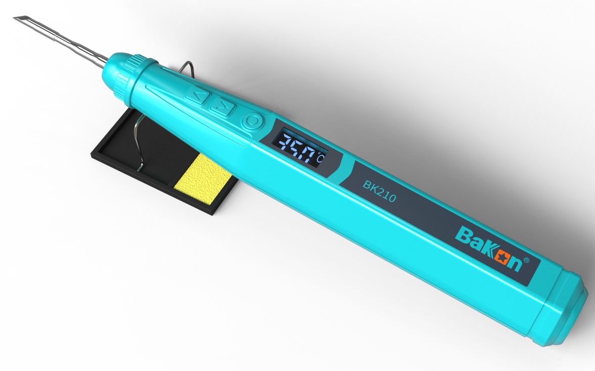 Ferro de solda digital com bateria Lítio BK210 BAKON  - RCBI