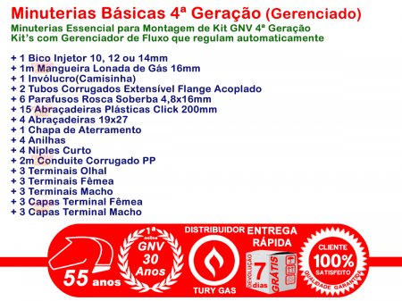 Minuteria Básica 4ª Geração p/ Montar Kit GNV Gerenciado