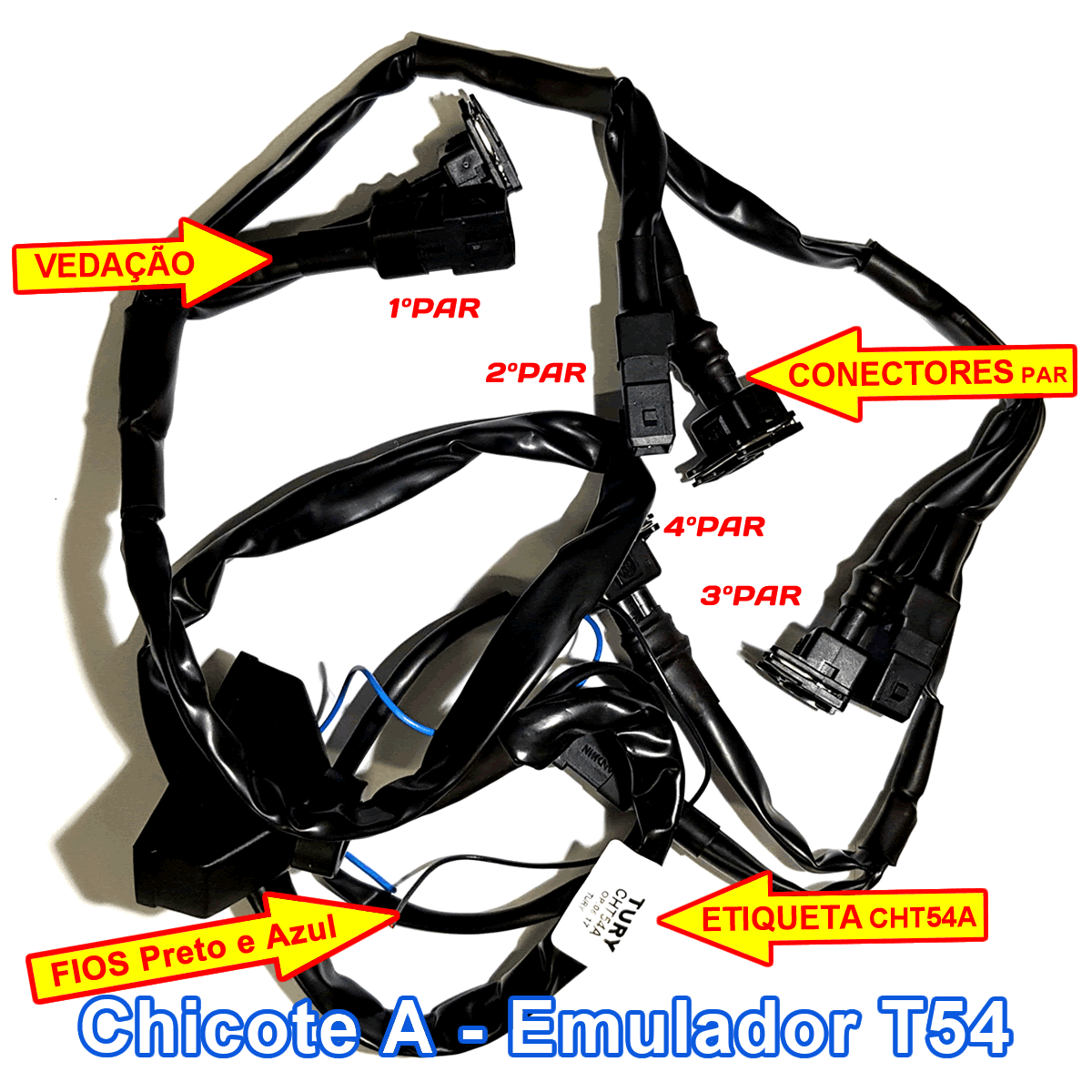 Emulador 4 Bicos T54A e Simulador de Sonda T65