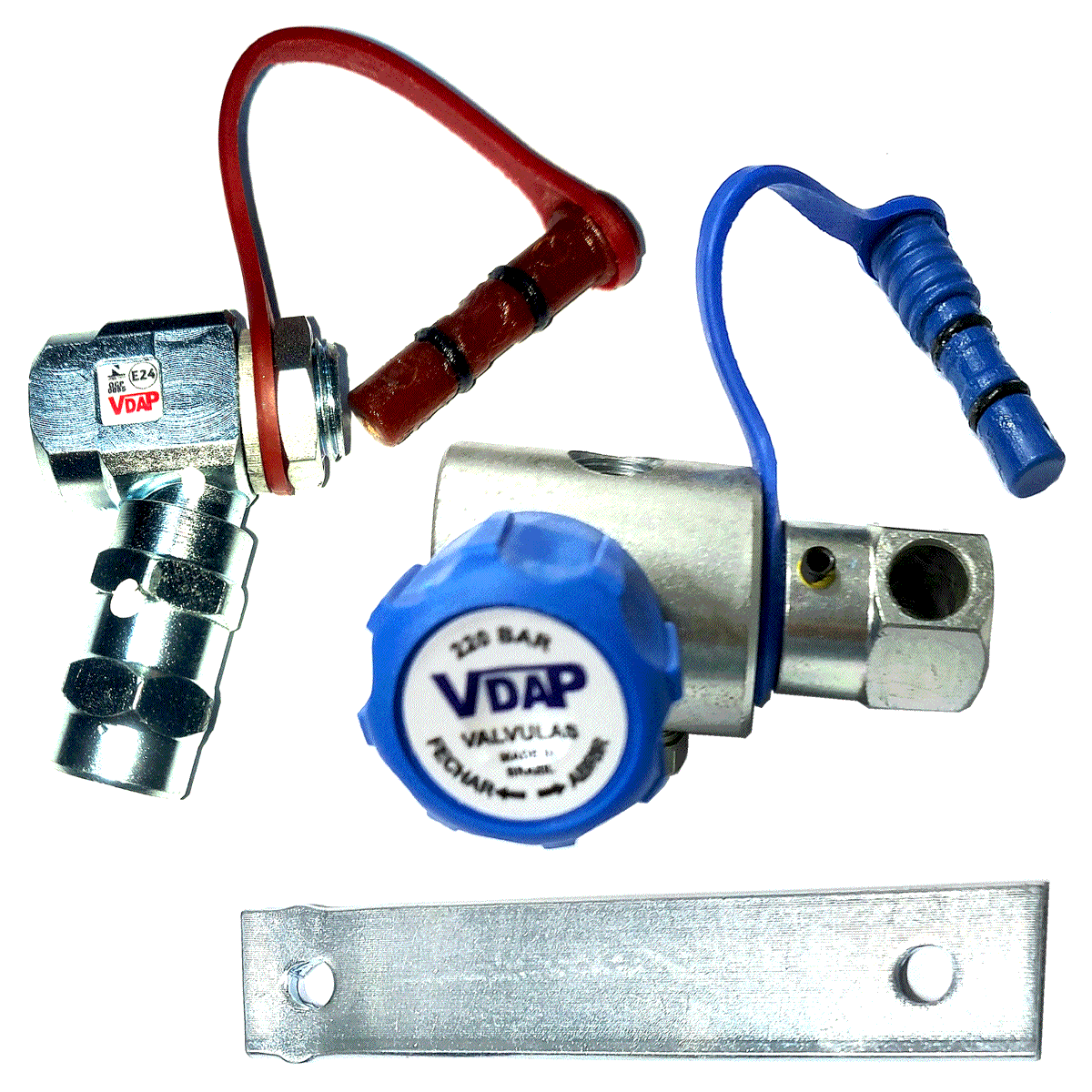 Kit 2 Válvulas VDAP Externa e Abastecimento GNV