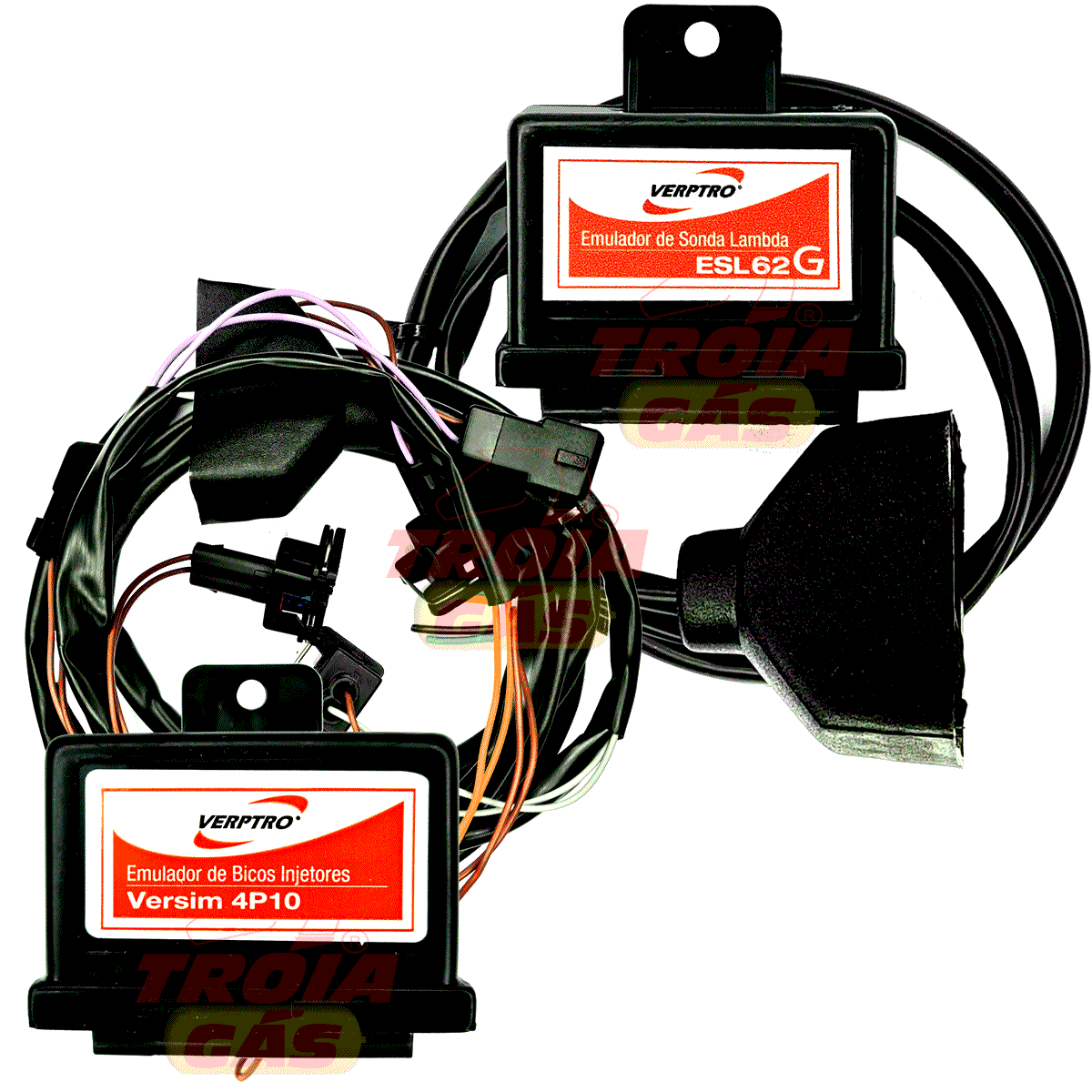 Kit Emulador de 4 Bicos e Simulador de Sonda Gasolina Fixo Versim4 ESL62G