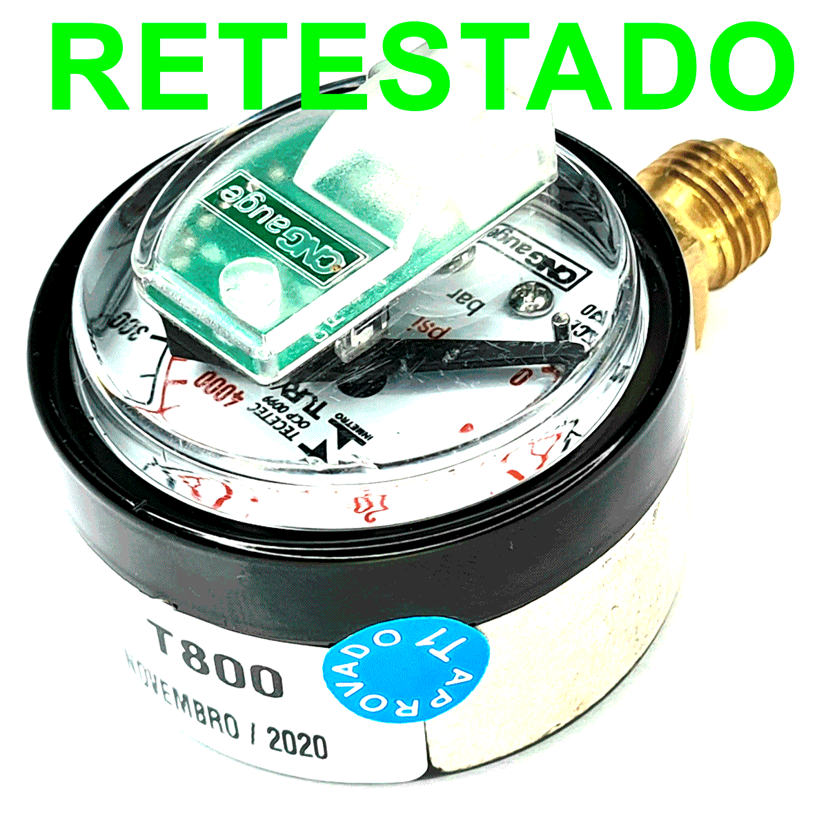 Manômetro T800 RETESTADO TURY GAS para comutadoras T1000 T1011 T1015 T1200 T3000