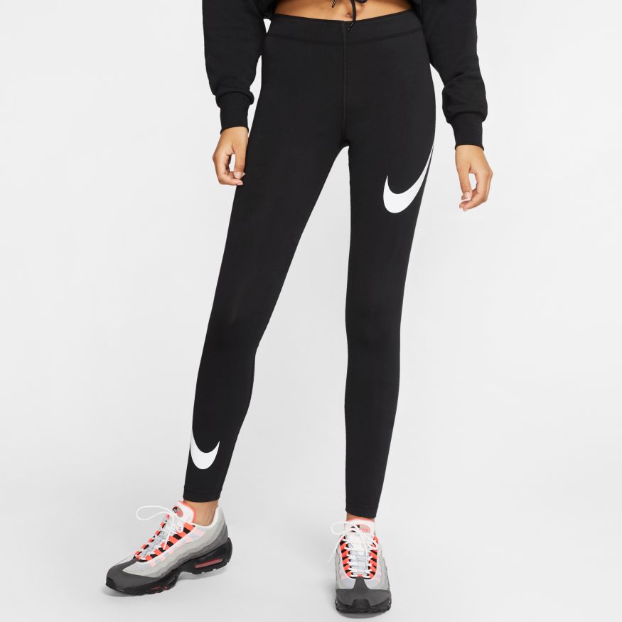 Calça Legging Nike Swoosh Sportswear Leg-A-See Feminina