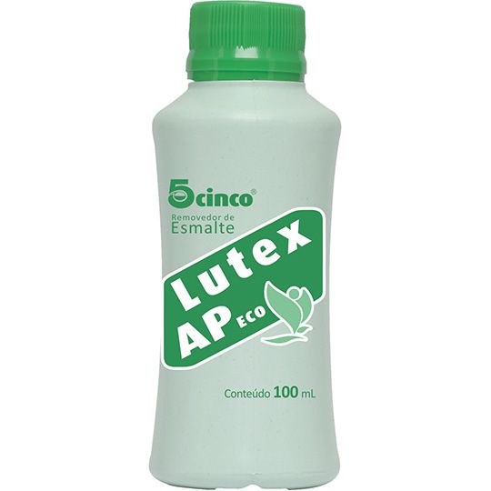 Removedor de Esmalte 5 Cinco Lutex AP Eco c/ Acetona 100 ml