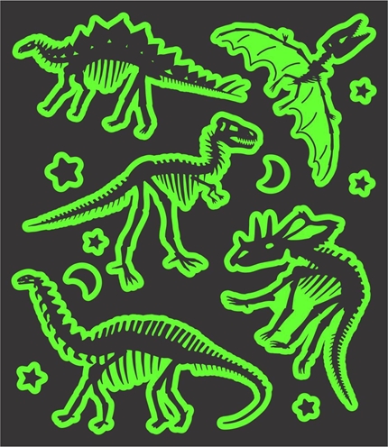 Glowfun - Tatuagem Temporária Dinossauros