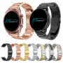 Pulseira 20mm Metal 3 Elos compatível com Samsung Galaxy Watch Active 1 e 2 - Galaxy Watch 3 41mm - Galaxy Watch 42mm - Amazfit GTR 42mm
