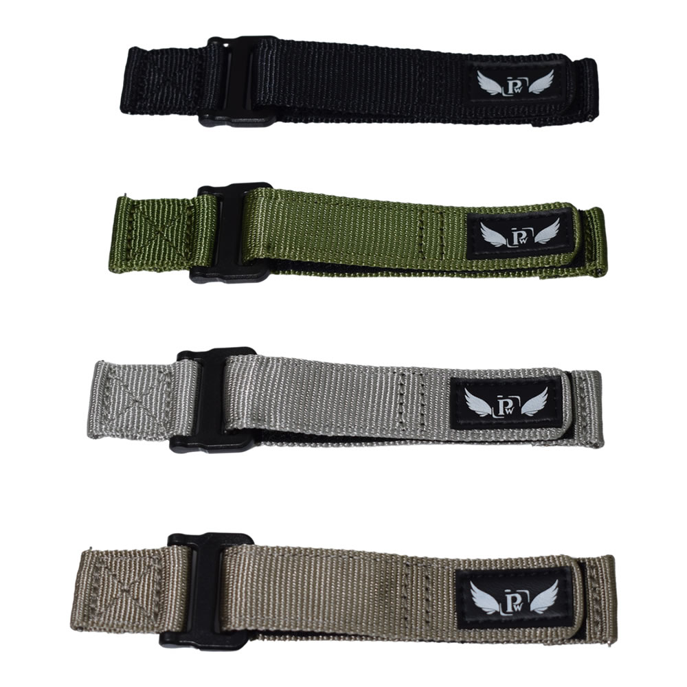 Pulseira 20mm Personalize Watch Nylon Militar compativel com Samsung Galaxy Watch Active, Galaxy Watch 3 41mm, Galaxy Watch 4, Galaxy Watch 42mm, Amazfit Bip, Amazfit Gts, Amazfi GTR 42mm
