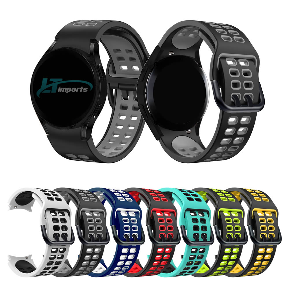 Pulseira Esportiva Moderna compatível com Samsung Galaxy Watch 4 44mm e 40mm - Galaxy Watch 4 Classic 46mm e 42mm