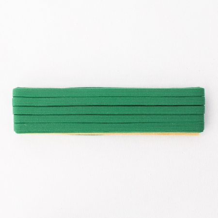 Elástico Chato - Nº12 (7mm) - Verde Bandeira - 10 Metros