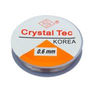 Fio De Silicone - Crystal Transparente - 10 Metros - 0,6mm