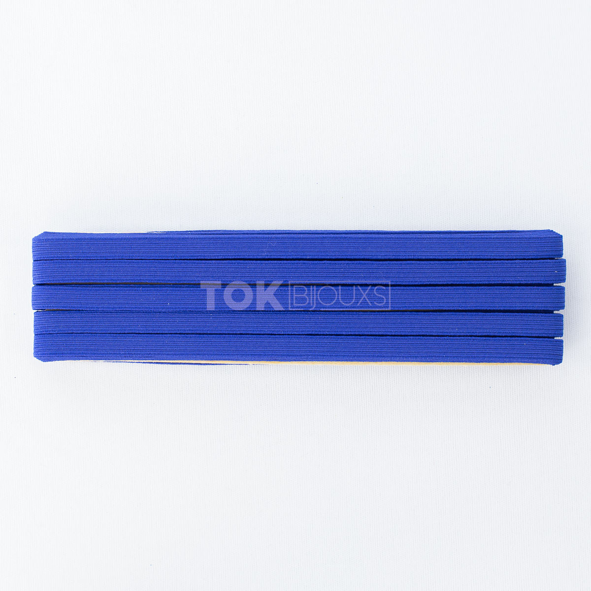 Elástico Chato - Nº12 (7mm) - Azul Royal - 10 Metros