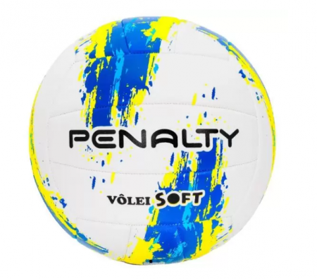 Bola de Vôlei Penalty Soft XXIII - Amarelo/Azul